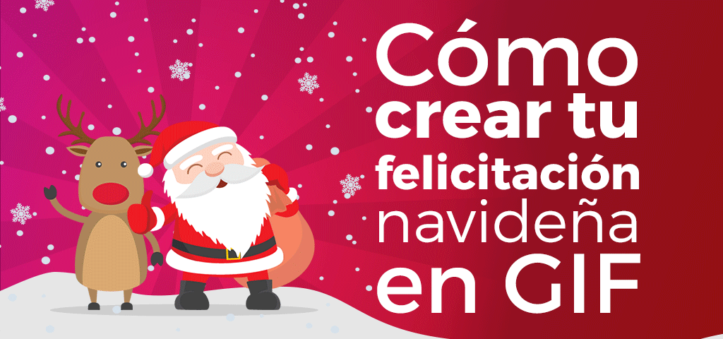 crear gif personalizado navidad